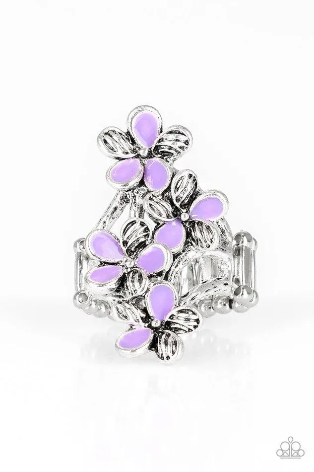 Paparazzi Jewelry Rings Paparazzi Ring Climbing Gardens Purple