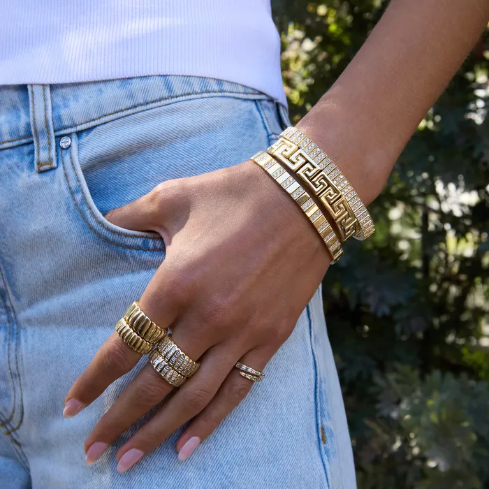 GOLD AND DIAMOND AVERY BRACELET anitako Bracelets