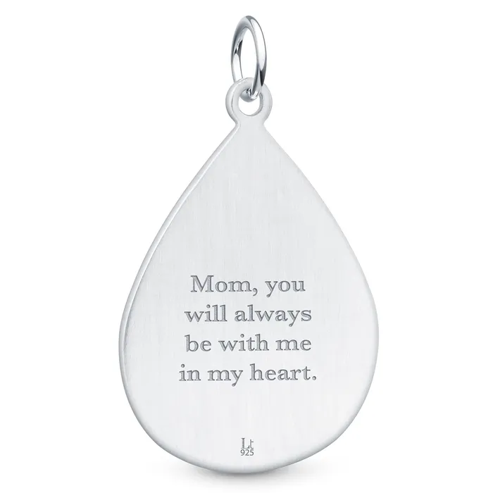 Legacy Touch Necklaces PENDANT Sterling Silver Teardrop Partner Plus
