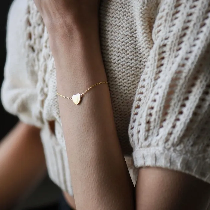 Ava Delicate Heart Bracelet Suetables Bracelets
