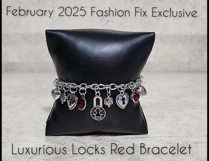 Bracelets All Eyes On U Jewelry Luxurious Locks Red Bracelet