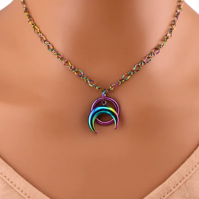 Captive Collars Rings Moon O Ring Submissive Collar