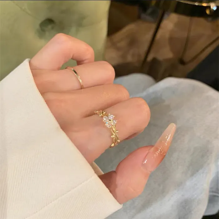 Flower Crown Gold Ring Refined by AnnaKaci Rings