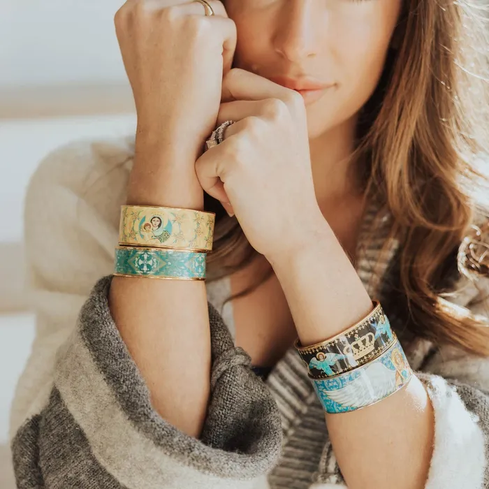 My Saint My Hero Bracelets Archangel Michael Protection Cuff Bracelet