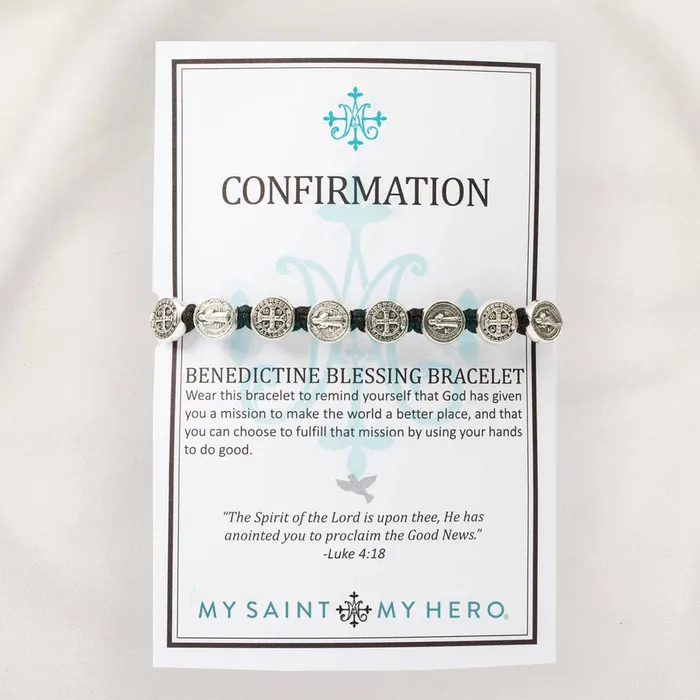 My Saint My Hero Bracelets Confirmation Blessing Bracelet