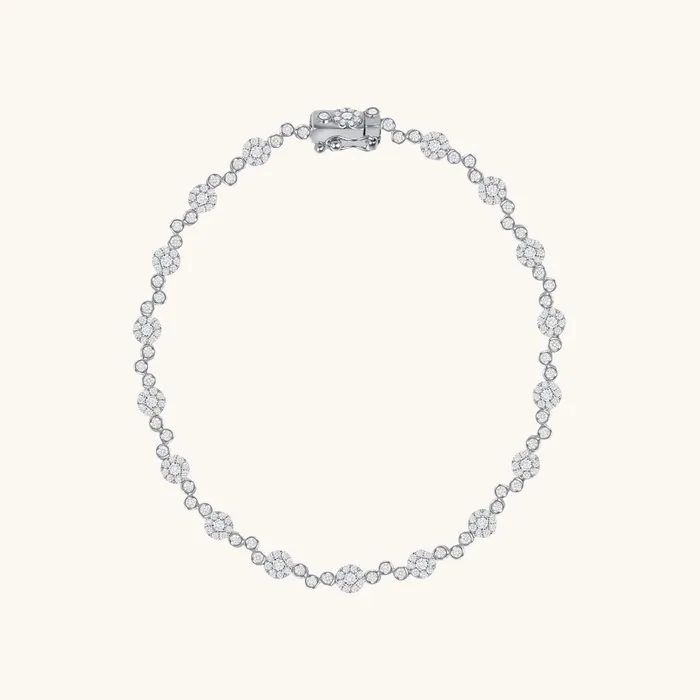 Diamond Bubble Tennis Bracelet Happy Jewelers Bracelets