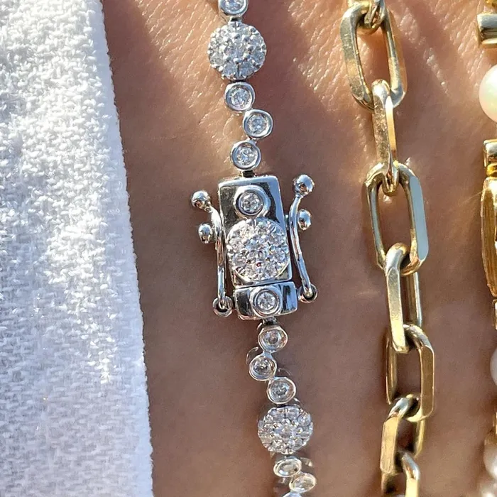 Diamond Bubble Tennis Bracelet Happy Jewelers Bracelets