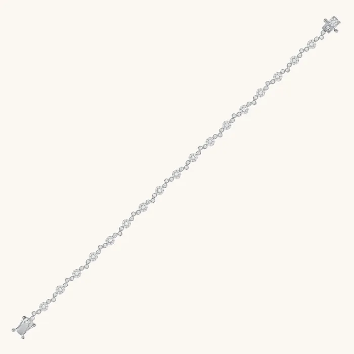 Diamond Bubble Tennis Bracelet Happy Jewelers Bracelets