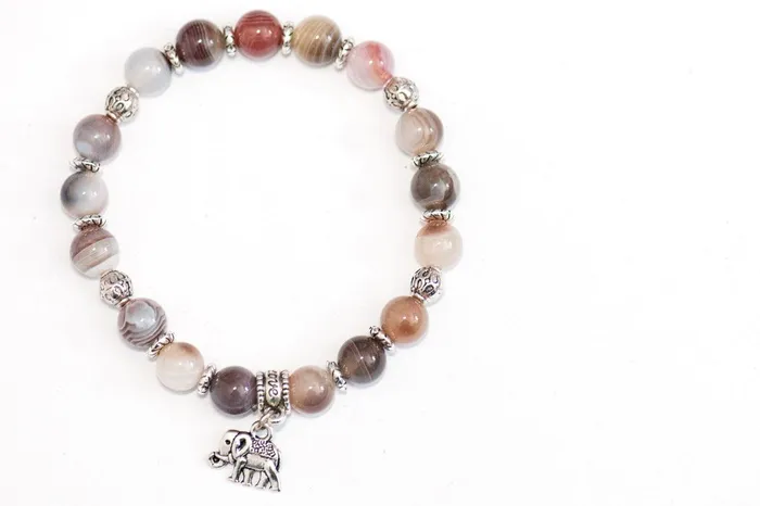 Fierce Lynx Designs Bracelets Savanna Safari Botswana Agate Bracelet