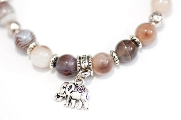 Fierce Lynx Designs Bracelets Savanna Safari Botswana Agate Bracelet