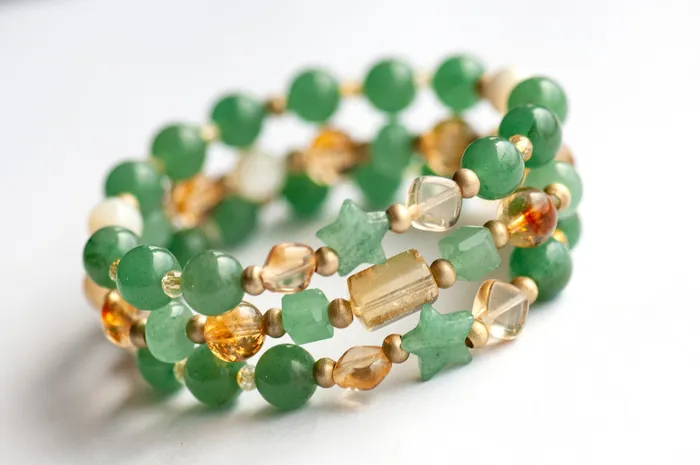 Fierce Lynx Designs Fierce Joy Citrine Green Aventurine Bracelet Set Bracelets Fierce Lynx Designs Fierce Joy Citrine Green Aventurine Bracelet Set Bracelets