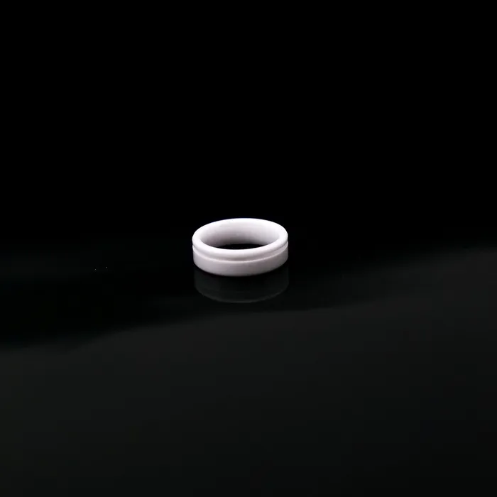 Rings 5 Pack White Ceramic Ring Blanks Offset Channel Patrick Adair Supplies
