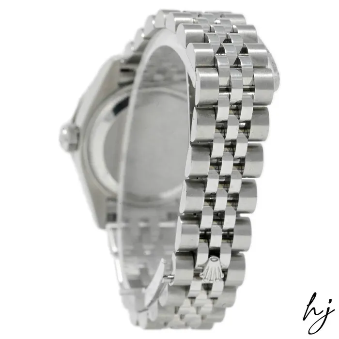 Watches Happy Jewelers Rolex Datejust Stainlkess Steel 26mm White MOP Diamond Dial Watch Reference 179174