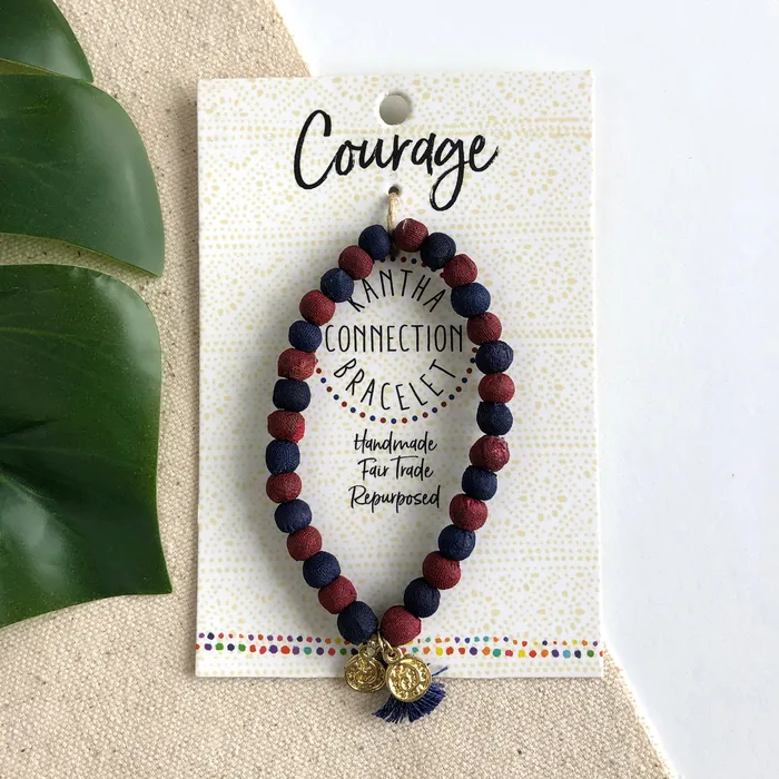 WorldFinds Bracelets Courage Kantha Connection Bracelet