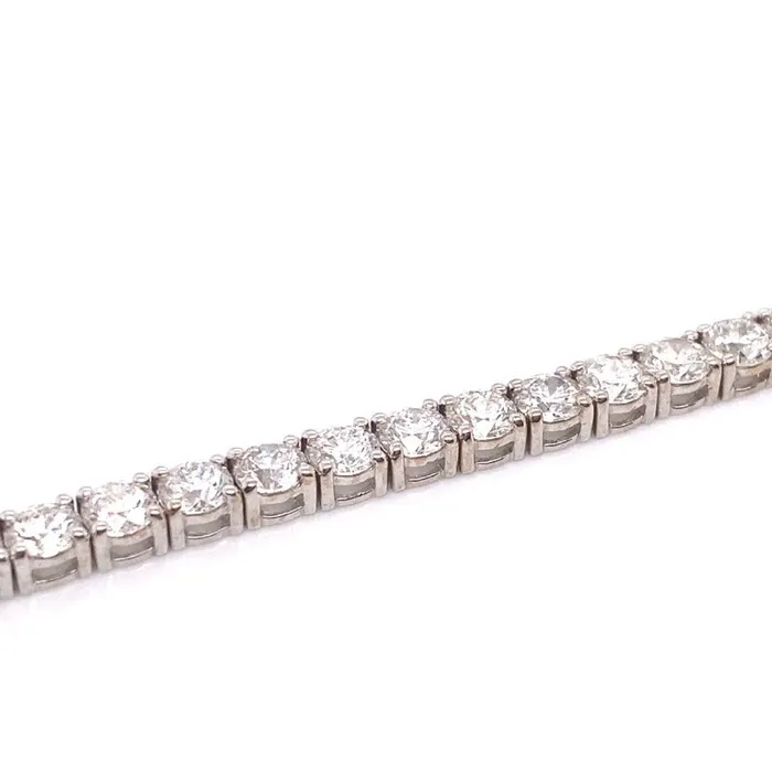 18kt White Gold 1025ct Diamond Tennis Bracelet Classic Creations Bracelets