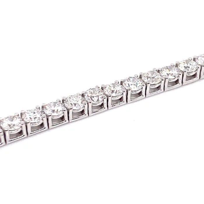 18kt White Gold 947ct Diamond Tennis Bracelet Classic Creations Bracelets