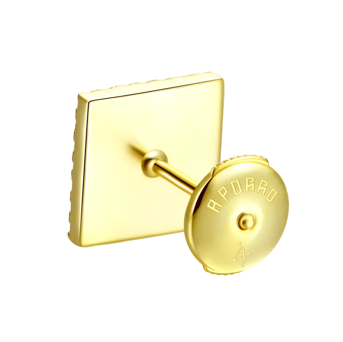 aporro Earrings Womens Square Baguette Mix Halo Stud Earrings Pair