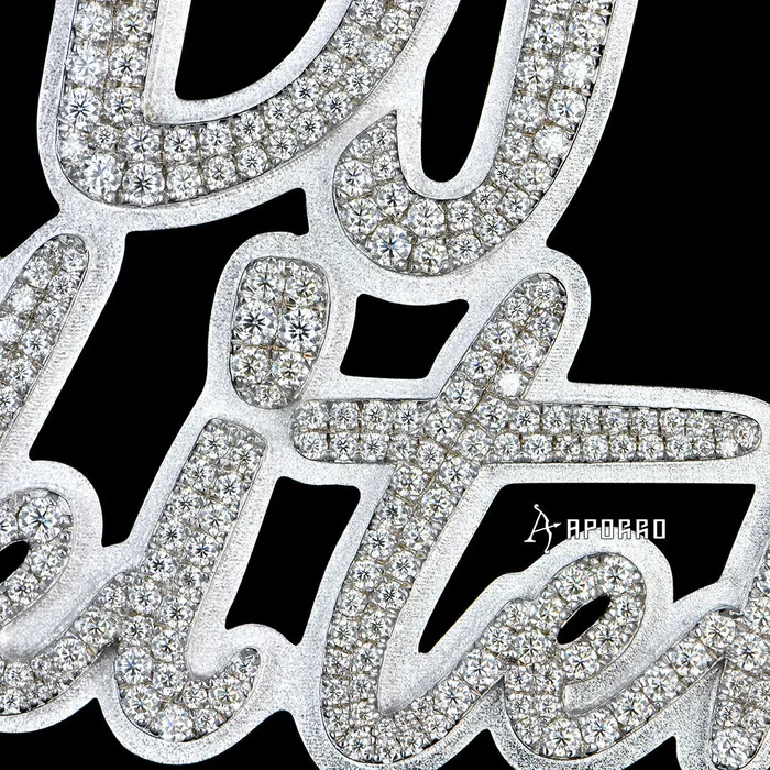 APORRO Premium Two Rows Name Necklace Custom Design Deposit AporroPremium Necklaces