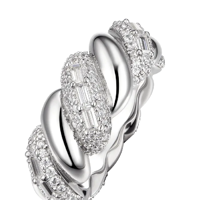 aporro Rings Twisted Rope Ring