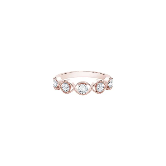 De Beers Forevermark De Beers Forevermark Tribute Collection Braided Five Stone Ring Rings