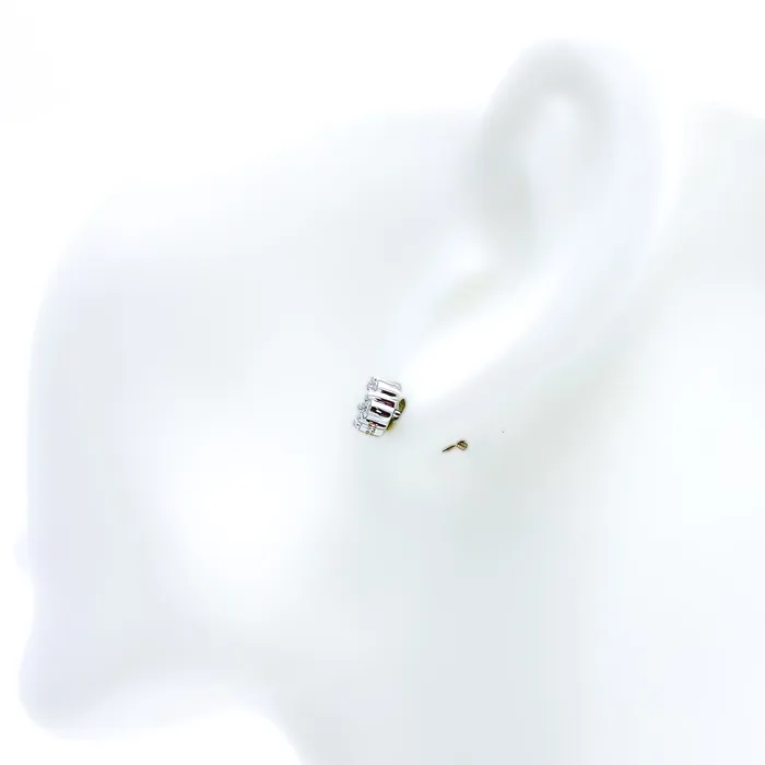 Earrings Andaaz Jewelers Dazzling Cluster Diamond 18k Gold Earrings