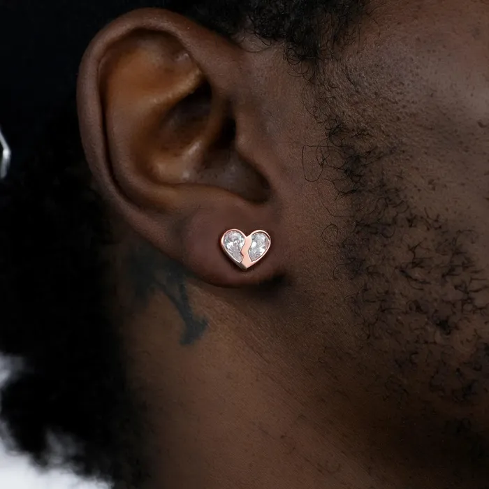 Earrings Radiant Hearts Entwined Stud Earrings aporro Earrings Radiant Hearts Entwined Stud Earrings aporro