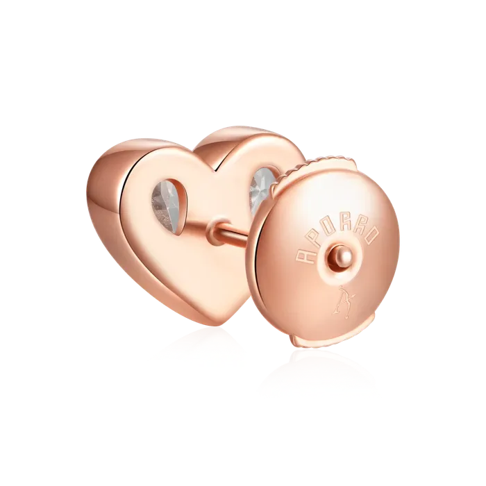 Earrings Radiant Hearts Entwined Stud Earrings aporro Earrings Radiant Hearts Entwined Stud Earrings aporro