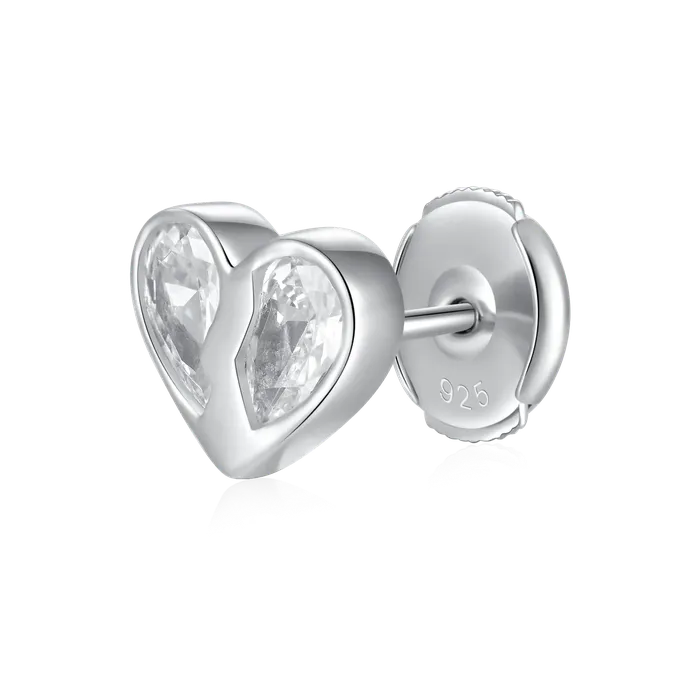 Earrings Radiant Hearts Entwined Stud Earrings aporro Earrings Radiant Hearts Entwined Stud Earrings aporro