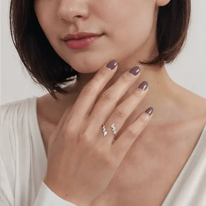 Gabriel Co Rings Gabriel Co Diamond Bypass Ladies Ring Gabriel Co Rings Gabriel Co Diamond Bypass Ladies Ring