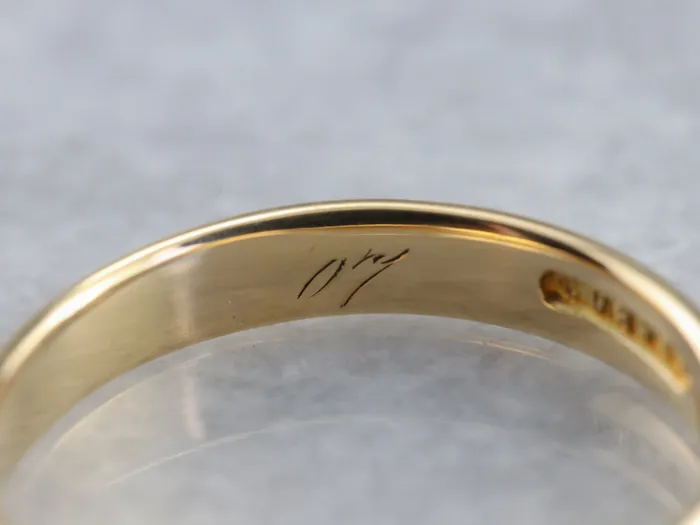 Market Square Jewelers Rings Antique Gold Wedding Band