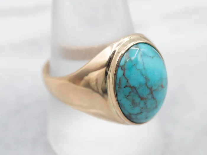 Market Square Jewelers Rings Yellow Gold Bezel Set Turquoise Solitaire Ring Market Square Jewelers Rings Yellow Gold Bezel Set Turquoise Solitaire Ring
