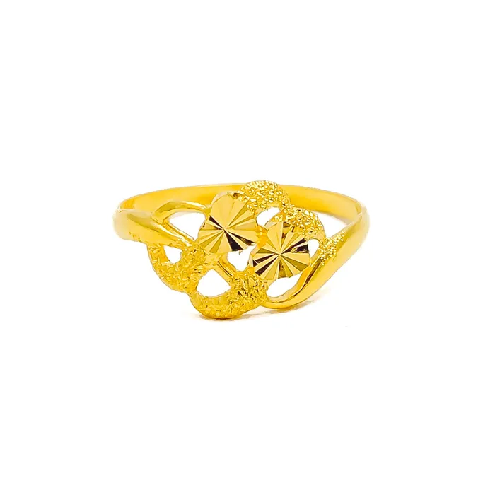 Modish Fancy 22k Gold Ring Andaaz Jewelers Rings