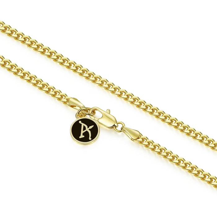 old PreStyled Sets 35mm Gold Plated Miami Cuban Curb Chain Yellow Gold