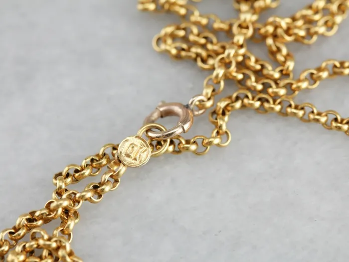 PreStyled Sets Market Square Jewelers Yellow Gold Rolo Chain PreStyled Sets Market Square Jewelers Yellow Gold Rolo Chain