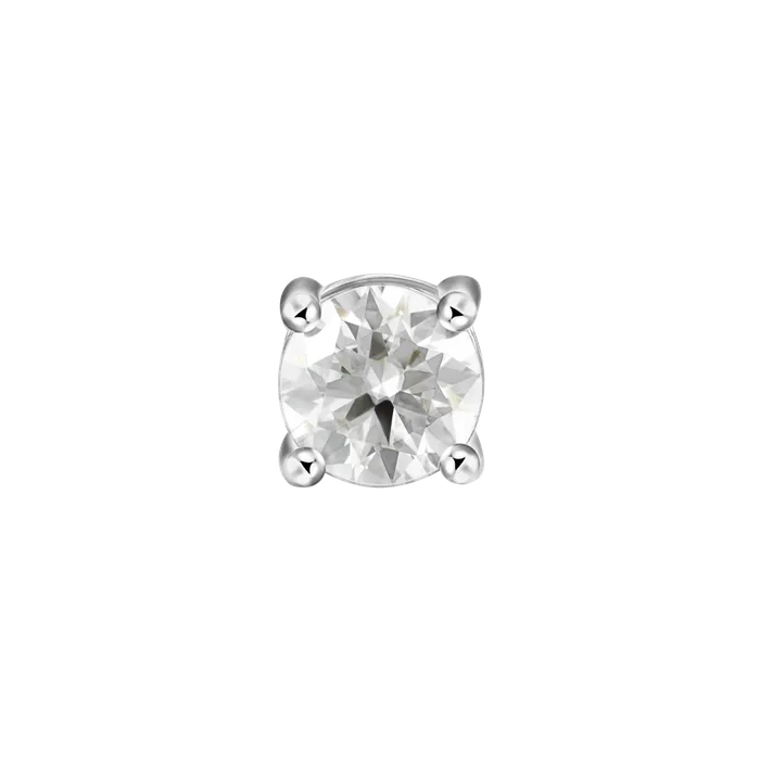 Single Moissanite Round Cut Stud Earring old Earrings