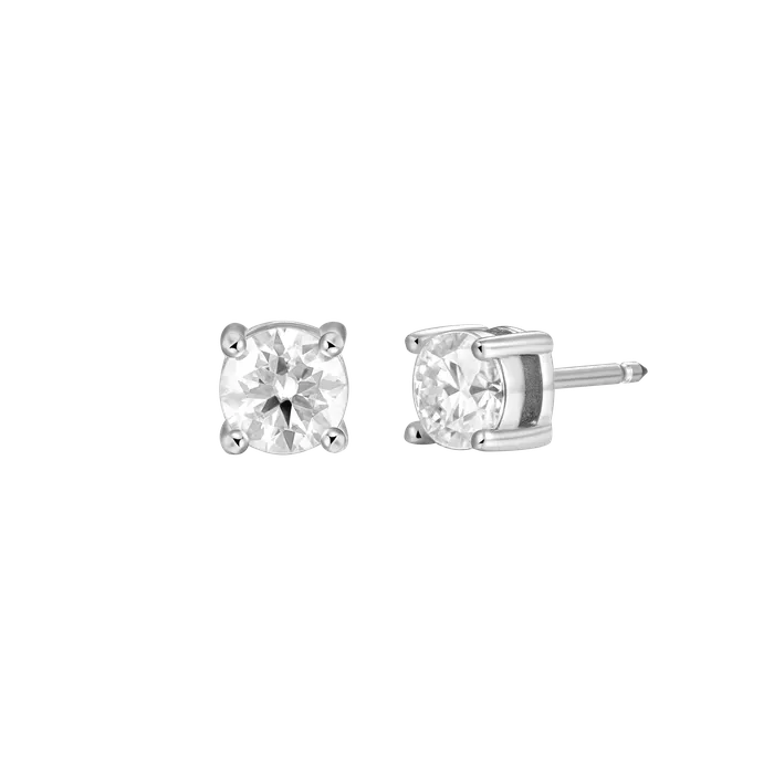 Single Moissanite Round Cut Stud Earring old Earrings Single Moissanite Round Cut Stud Earring old Earrings