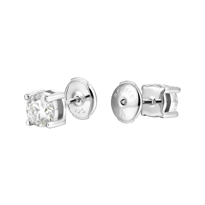Single Moissanite Round Cut Stud Earring old Earrings Single Moissanite Round Cut Stud Earring old Earrings