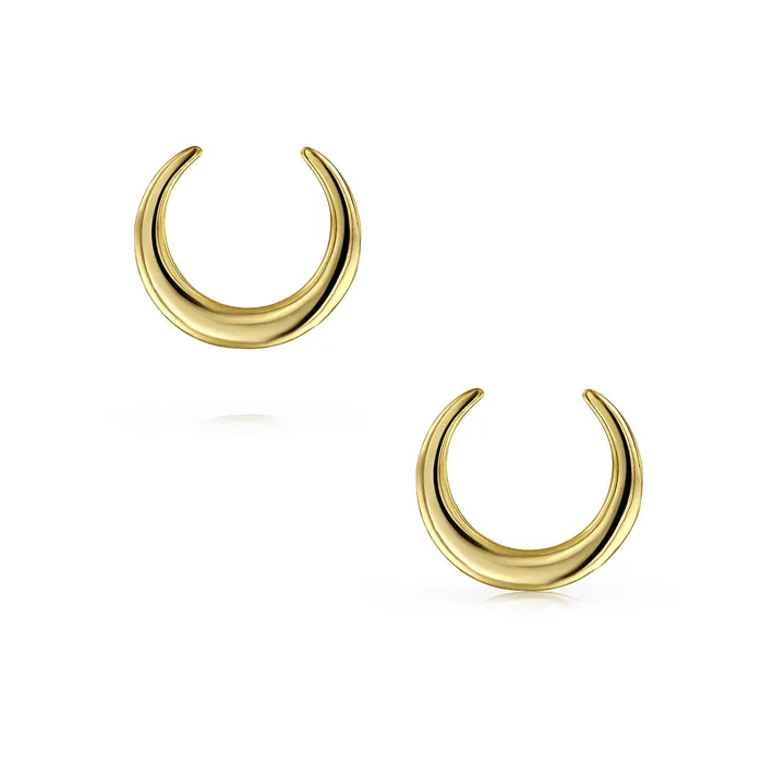 Western Jewelry Boho Tribal Style Stud Earrings with Crescent Moon Design BlingJewelry Wholesale Earrings Western Jewelry Boho Tribal Style Stud Earrings with Crescent Moon Design BlingJewelry Wholesale Earrings