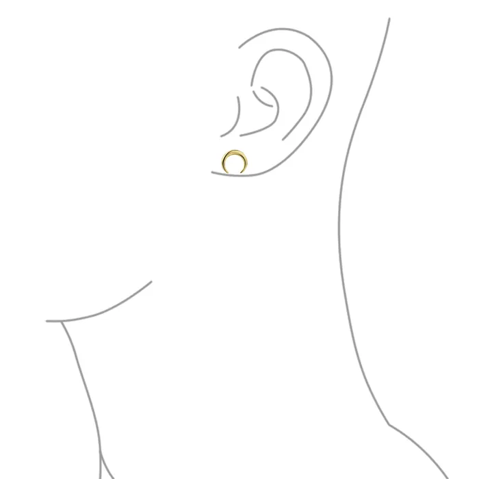 Western Jewelry Boho Tribal Style Stud Earrings with Crescent Moon Design BlingJewelry Wholesale Earrings Western Jewelry Boho Tribal Style Stud Earrings with Crescent Moon Design BlingJewelry Wholesale Earrings