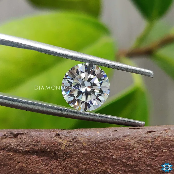 Diamondrensu Rings 122 CT Round Brilliant cut Colorless Loose Moissanite for Engagement Ring Diamondrensu Rings 122 CT Round Brilliant cut Colorless Loose Moissanite for Engagement Ring