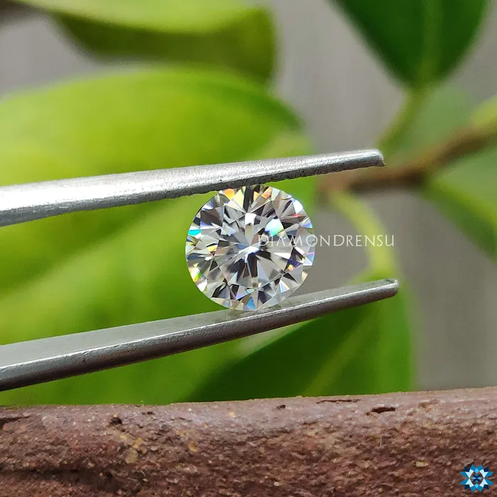 Diamondrensu Rings 122 CT Round Brilliant cut Colorless Loose Moissanite for Engagement Ring Diamondrensu Rings 122 CT Round Brilliant cut Colorless Loose Moissanite for Engagement Ring