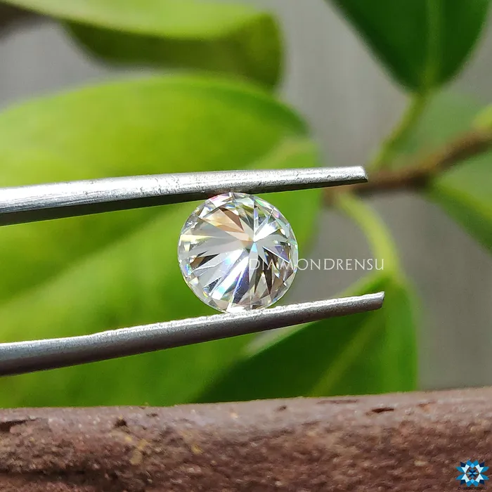 Diamondrensu Rings 122 CT Round Brilliant cut Colorless Loose Moissanite for Engagement Ring Diamondrensu Rings 122 CT Round Brilliant cut Colorless Loose Moissanite for Engagement Ring