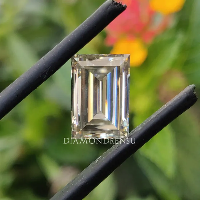 Diamondrensu Rings Fancy 169 CT Baguette Cut Loose Moissanite Diamond for Engagement Ring Diamondrensu Rings Fancy 169 CT Baguette Cut Loose Moissanite Diamond for Engagement Ring