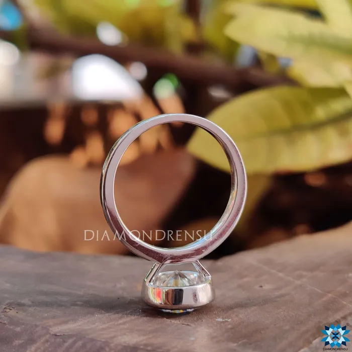 Diamondrensu Rings Mossianite Engagement Ring