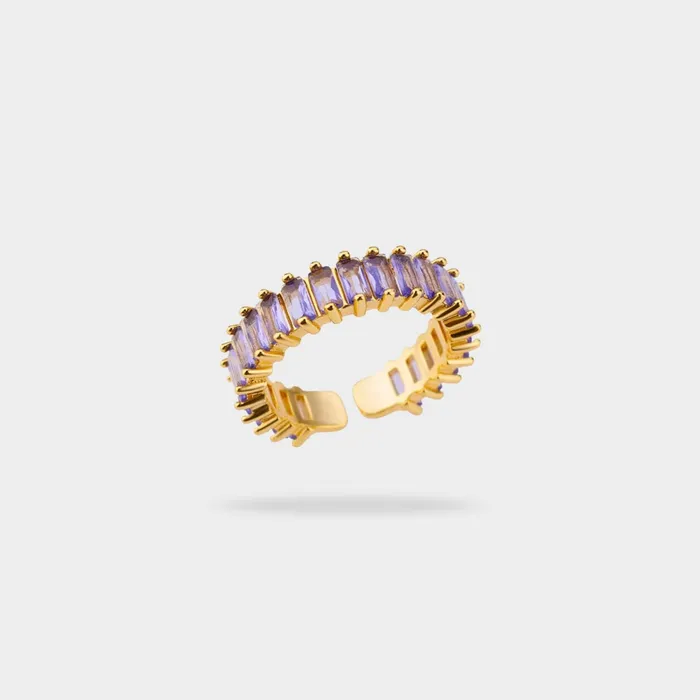 Hidden Forever Rings Diamond Baguette Eternity Ring