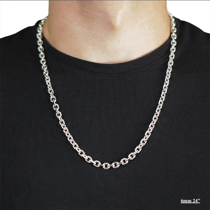 Lirys Jewelry Rings Sterling Silver Heavy Link Chain